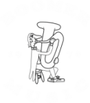 Boomer Circle Logo White