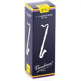 Vandoren Bass Clarinet 2.5 Reeds