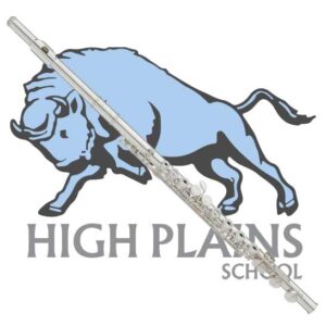 high plains logo with flute
