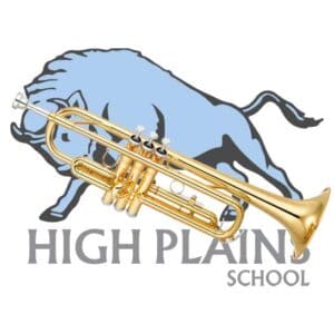 high plains logo with trumpet